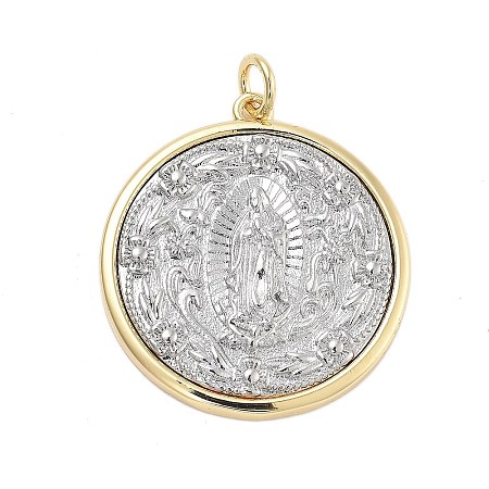 Brass Pendants KK-Q006-25G-1
