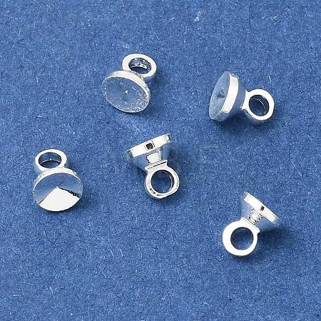 Brass Pendant Bails KK-C258-10S-1