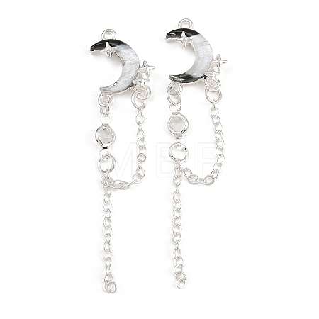 Alloy Crystal Rhinestone Big Pendants AL-CBA8C77-02P-1