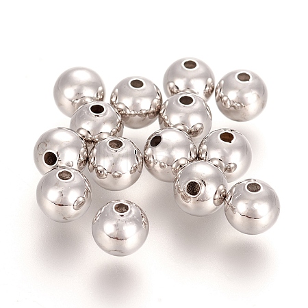 Brass Round Spacer Beads KK-L147-197P-4mm-NR-1