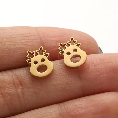304 Stainless Steel Studs Earring PW23042585124-1