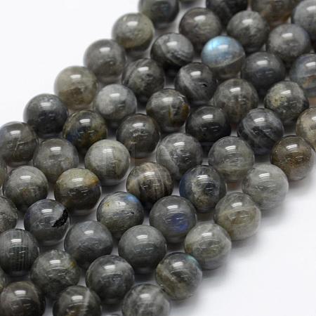 Natural Labradorite Beads Strands G-P322-31-10mm-1