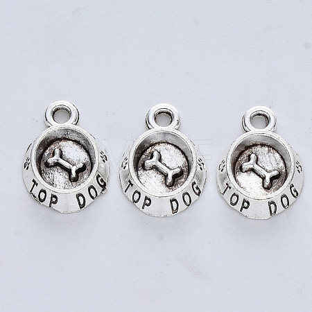 Tibetan Style Alloy Pendants X-TIBE-R316-044AS-RS-1