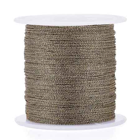 Polyester Braided Metallic Thread OCOR-I007-B-28-1