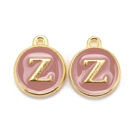 Golden Plated Alloy Enamel Charms X-ENAM-S118-07Z-1