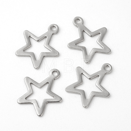 Tarnish Resistant 304 Stainless Steel Pendants STAS-F192-027P-1
