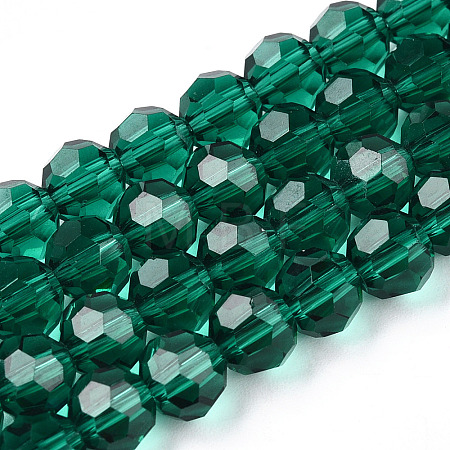 Transparent Glass Beads X-EGLA-A035-T6mm-D18-1