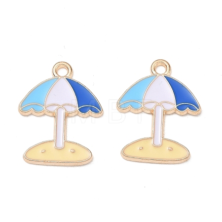 Alloy Enamel Pendants AL-CBAE435-14G-01-1