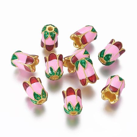 Alloy Bead Caps ENAM-G111-04G-1