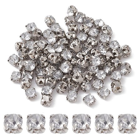 Square Sew on Rhinestone FIND-YW0003-10G-1