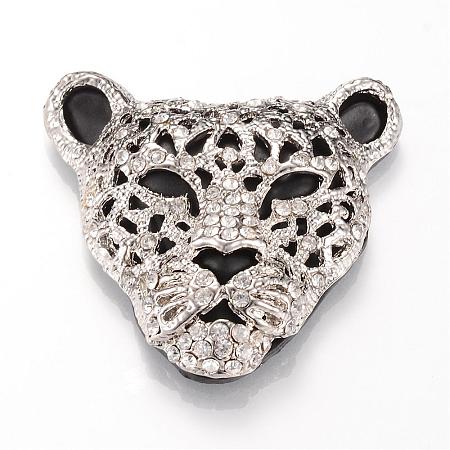 Alloy Rhinestone Pendants PALLOY-R094-11-1