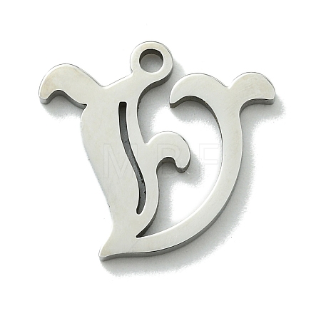 Non-Tarnish 201 Stainless Steel Pendants STAS-B055-01P-V-1