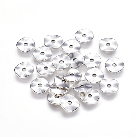 Tibetan Style Alloy Wavy Spacer Beads LF9350Y-1