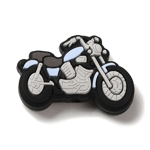 Motorbike Silicone Focal Beads SIL-L003-03B-1