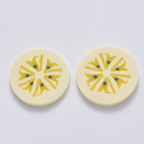 Handmade Polymer Clay Cabochons X-CLAY-R084-06-1