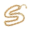 304 Stainless Steel Link Chain Necklaces for Women LS-NJEW-G197-01G-02-4