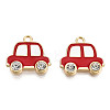 Alloy Enamel Pendants ENAM-S119-015E-2