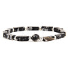 Natural Zebra Jasper Beads Stretch Bracelets for Men Women ZE2494-5-1