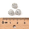 Grade A Round Crystal Pave Disco Ball Beads X-RB-H258-8MM-001-2