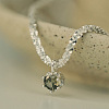 925 Sterling Silver Micro Pave Cubic Zirconia Pendant Necklaces for Women FS-WGB436F-01-1