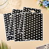 Polka Dot PET Plastic Packing Bags with Die Cut Hole Handle ABAG-TADJ0002-001G-3