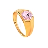 304 Stainless Steel with Cubic Zirconia Finger Rings FS-WG76F9A-27-2