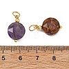 Natural Mixed Gemstone Pendants PALLOY-JF05892-3