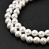 Electroplated Shell Pearl Beads Strands BSHE-K017-6mm-3