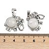 Natural Quartz Crystal Pendants G-I374-A-P17-3