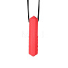 Column Food Grade Eco-Friendly Silicone Pendants PW-WGCC13E-03-1