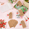 24Pcs Cherry Alloy Enamel Pendant Decorations HJEW-CP00076-4