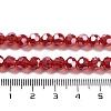 Electroplate Transparent Glass Beads Strands LS-EGLA-A035-T6mm-A01-4