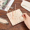 CHGCRAFT Square Wood Crochet Blocking Board DIY-CA0005-27A-3