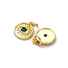 Brass Micro Pave Cubic Zirconia Pendants ZIRC-I368-02G-2