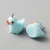 Opaque Resin Pendants RESI-WH0029-12P-02-2