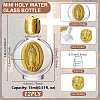 12Pcs Glass Empty Holy Water Bottles for Religious AJEW-GA0008-90A-AG-2