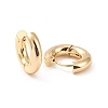 Ion Plating(IP) Brass Thick Hoop Earrings for Women EJEW-A083-03G-2