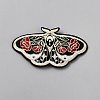 Butterfly Computerized Embroidery Polyester Iron on/Sew on Patches DIY-WH0671-388C-1