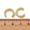 Brass C-Shaped Cuff Earrings EJEW-D332-05B-G-5