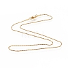 304 Stainless Steel Twist Snake Chain Necklaces NJEW-I238-08G-1