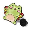 Cartoon Frog Enamel Pins JEWB-S033-02B-3