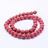 Natural Lava Rock Beads Strands X-G-F531-8mm-G11-2