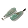 Natural Amazonite Pendants G-Q192-07P-04-2