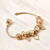 Alloy Enamel European Beads Charm Bracelets BJEW-F495-07G-4