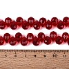 Transparent Glass Beads Strands GLAA-Q116-01A-B05-4