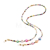 Glass Seed Beads Eyeglasses Chains AJEW-EH00383-4