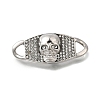 304 Stainless Steel Crystal Rhinestone Connector Charms STAS-M119-06D-AS-1
