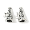 Cheerleader Megaphone Tibetan Style Alloy Pendants TIBEP-NH0001-01A-AS-1