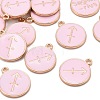 Alloy Enamel Pendants X-ENAM-S124-01A-09F-3