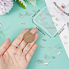 20Pcs Brass Stud Earring Findings KK-BBC0027-57-3